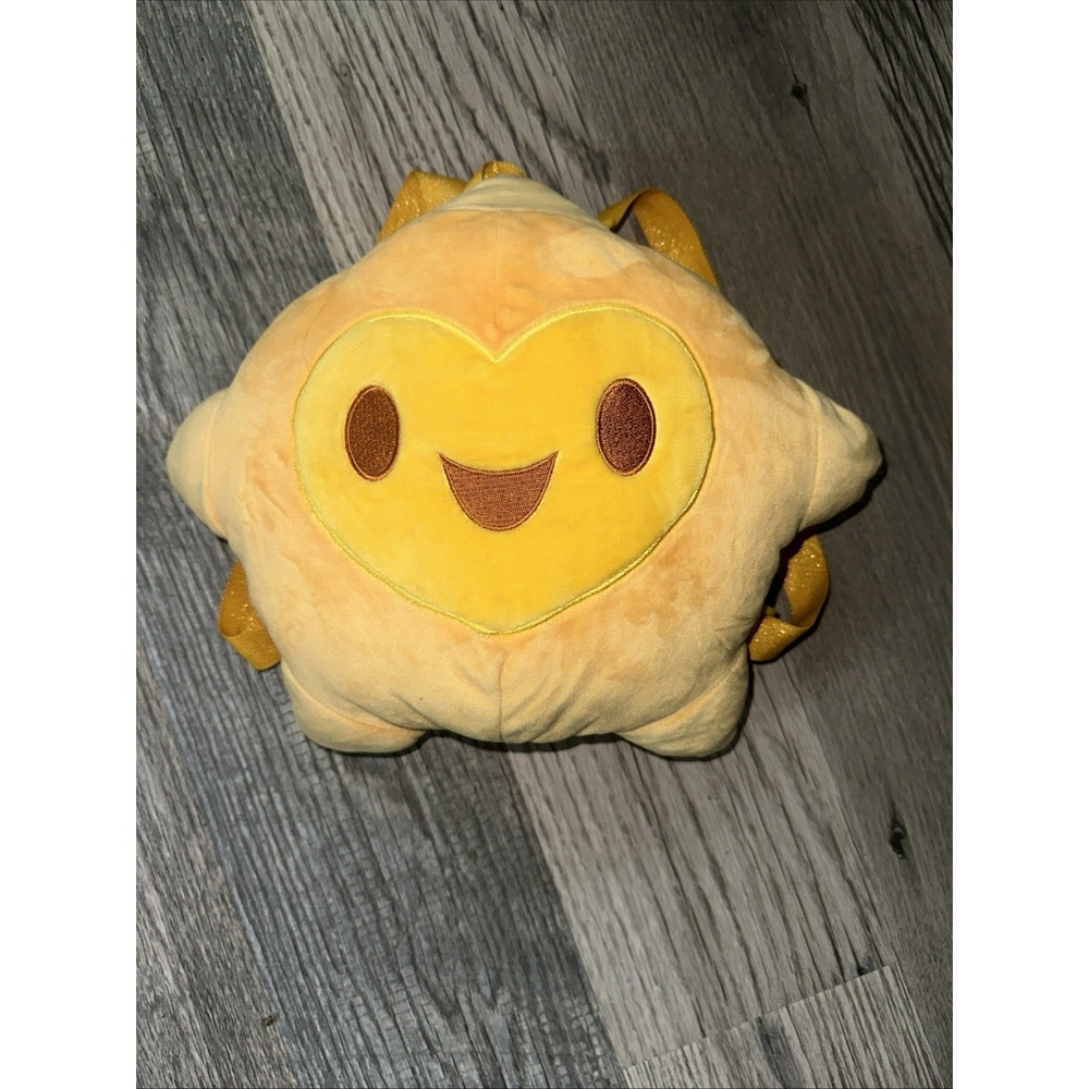 Disney Wish Star Kids Plush‎ Mini Backpack Bag Yellow Gold 12" 2023